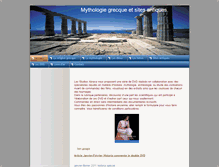 Tablet Screenshot of mythologiegrecque.fr